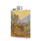 Flasques Oliviers de Van Gogh Ciel Soleil Jaune (Gauche)