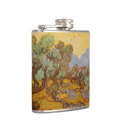 Flasques Oliviers de Van Gogh Ciel Soleil Jaune (Droite)
