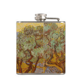 Flasques Oliviers de Van Gogh Ciel Soleil Jaune (Dos)