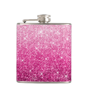 Flasques Ombre rose brillant