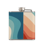 Flasques Ondes de style rétro (Dos)