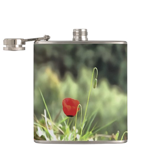 Flasques One Poppy Artistic (Ouvert)