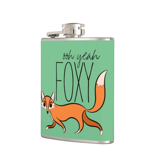 Flasques Ooh Ouais Foxy mignon Fox Slogan (Gauche)