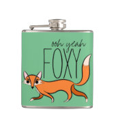 Flasques Ooh Ouais Foxy mignon Fox Slogan (Devant)