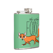 Flasques Ooh Ouais Foxy mignon Fox Slogan (Droite)