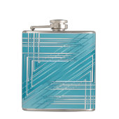 Flasques Opal Turquoise blanc (Devant)