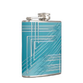 Flasques Opal Turquoise blanc (Droite)