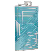 Flasques Opal Turquoise blanc (Droite)