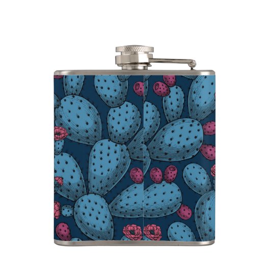 Flasques Opuntie de floraison (Dos)