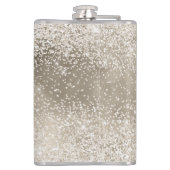 Flasques Or Champagne Blanc Pailleté scintillant (Dos)