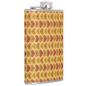 FLASQUES OR ORANGE VERT TAN MOTIF (Droite)