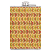 FLASQUES OR ORANGE VERT TAN MOTIF (Dos)
