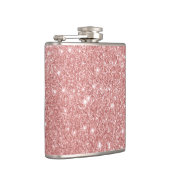 Flasques Or rose de parties scintillantes de luxe chics (Droite)