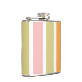 Flasques Or rose orange et rayures vertes (Droite)