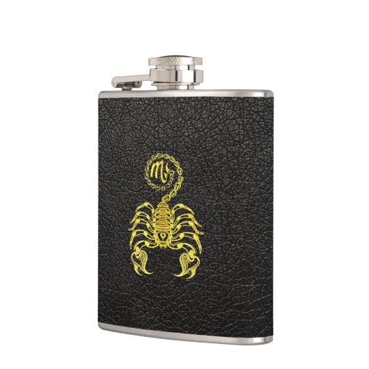 Flasques Or Scorpio en cuir (Gauche)