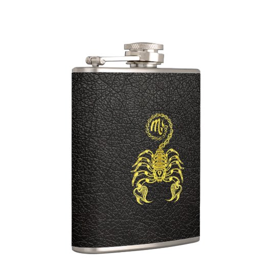 Flasques Or Scorpio en cuir (Droite)
