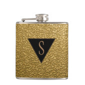 Flasques Or texturé monogramme (Devant)