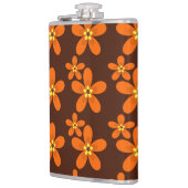 Flasques Orange rétro des années 1970 (Gauche)