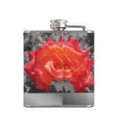 Flasques orange, rouge, rose, bleu, mariage, gris, art, fio (Dos)