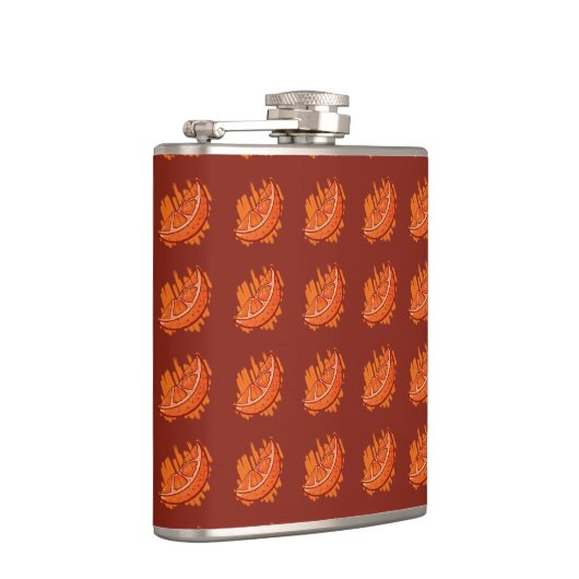 Flasques Oranges sur champ rouge (Droite)