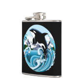 Flasques Orca Killer Whale Blue Ocean (Gauche)