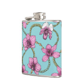 Flasques Orchidées et chaînes, roses et bleues (Gauche)