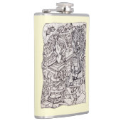 Flasques Organes de soucis Fiole enveloppée de vinyle (Droite)