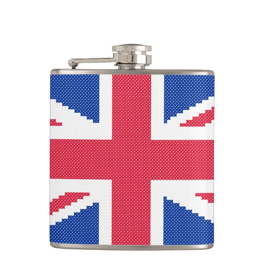 Flasques Original cross-stitch design Union Jack (Devant)