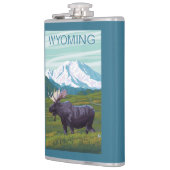 Flasques Orignaux avec MountainWyoming (Gauche)