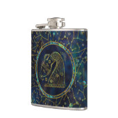 Flasques Ormeau d'or de zodiaque de Verseau sur la (Gauche)