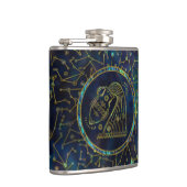 Flasques Ormeau d'or de zodiaque de Verseau sur la (Droite)