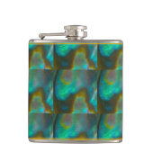 Flasques Ormeau Shell de vert bleu (Devant)