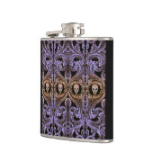 Flasques Ornement Goth Purple Avec Crâne (Gauche)
