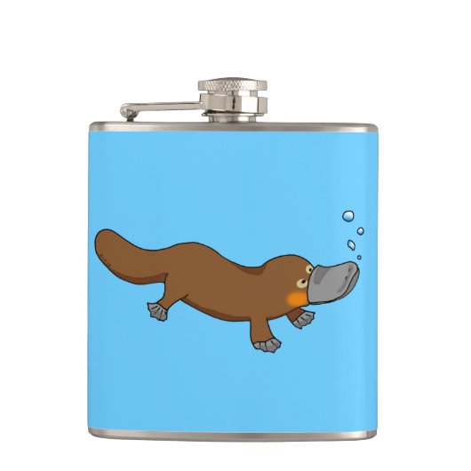 Flasques ornithorynque affiché par canard mignon (Devant)