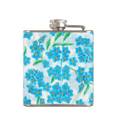 Flasques Oubliez-moi pas les fleurs d'aquarelle (Dos)