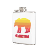 Flasques Ours arc-en-ciel de Charleston, Virginie-Occidenta (Gauche)