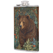 Flasques Ours brun rétro rustique (Gauche)