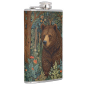 Flasques Ours brun rustique rétro (Droite)