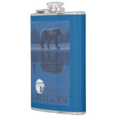 Flasques Ours dans le clair de lune - courbure, Orégon (Gauche)