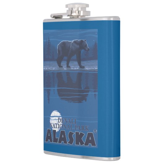 Flasques Ours dans le clair de lune - parc national de (Gauche)