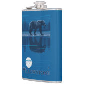 Flasques Ours dans le clair de lune - Yellowstone (Gauche)