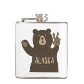 Flasques Ours de paix de l'Alaska (Devant)
