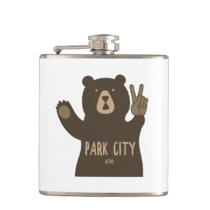 Flasques Ours de paix de Park City Utah