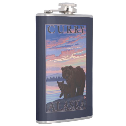 Flasques Ours et CUB - cari, Alaska (Droite)