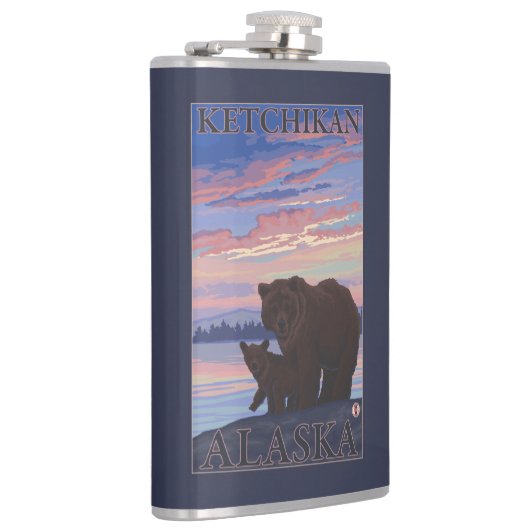 Flasques Ours et CUB - Ketchikan, Alaska (Droite)