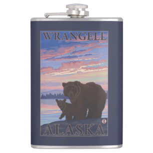 Flasques Ours et CUB - Wrangell, Alaska