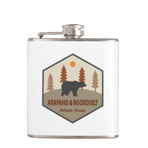 Flasques Ours Forestier National Arapaho Et Roosevelt