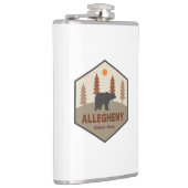 Flasques Ours forestier national d'Allegheny (Droite)