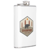 Flasques Ours forestier national de Shawnee (Droite)
