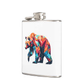 Flasques Ours géométrique (Gauche)